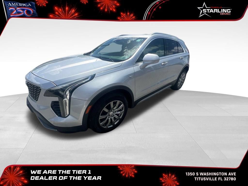 Used 2019 RADIANT SILVER METALLIC Cadillac FWD Premium Luxury image 1