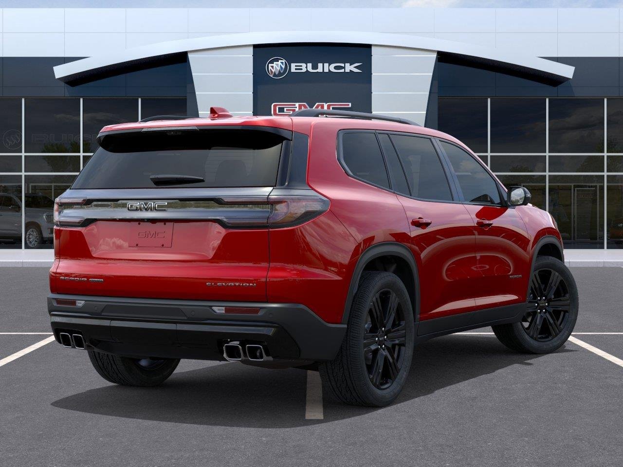 New 2027 Volcanic Red Tintcoat GMC Elevation image 4