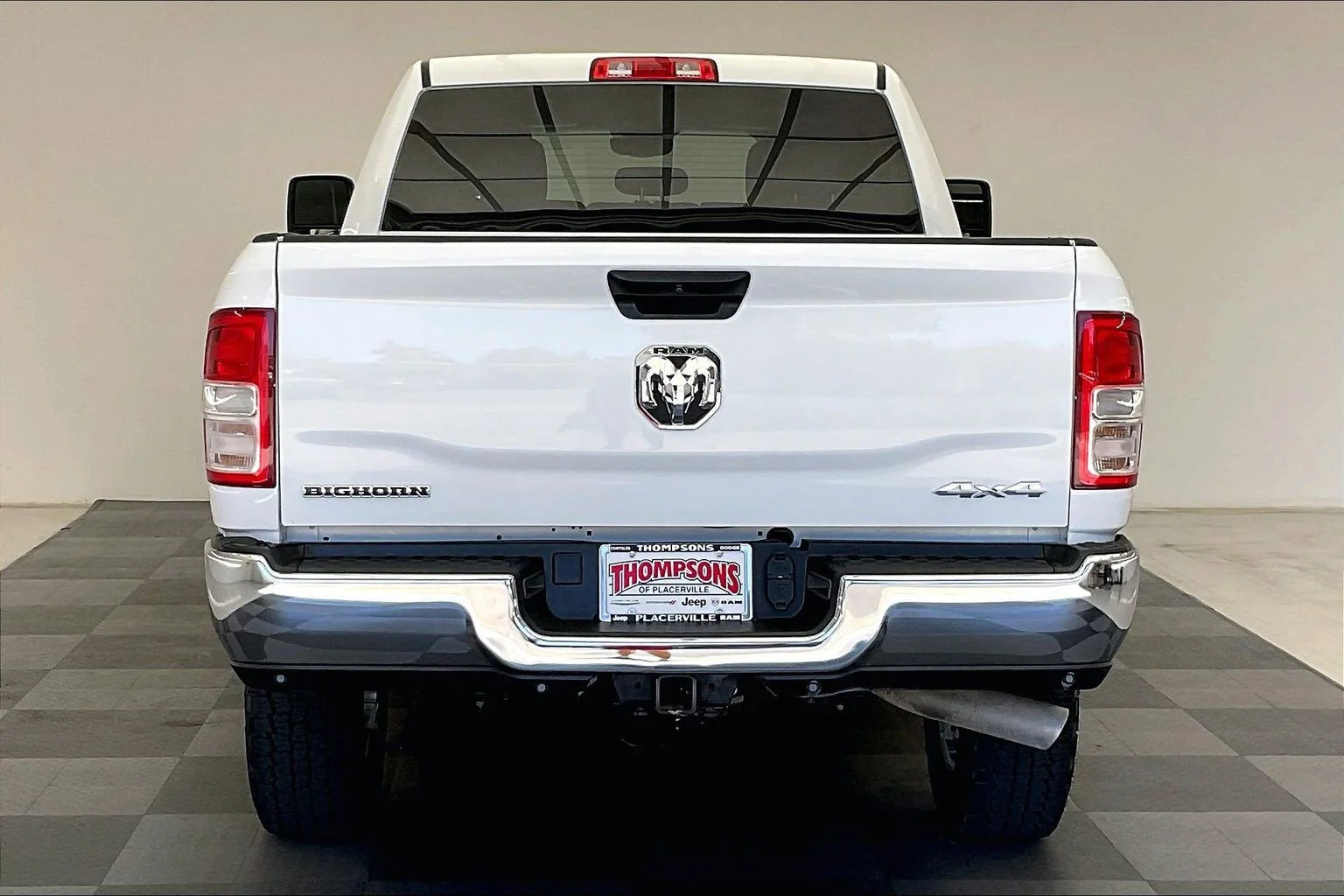 Used 2024 Bright White Clearcoat Ram Big Horn image 3