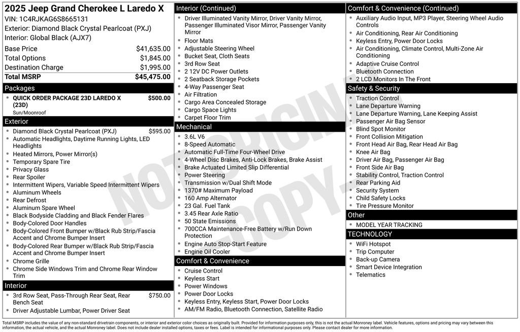 2025 Jeep Grand Cherokee L Laredo - Photo 8