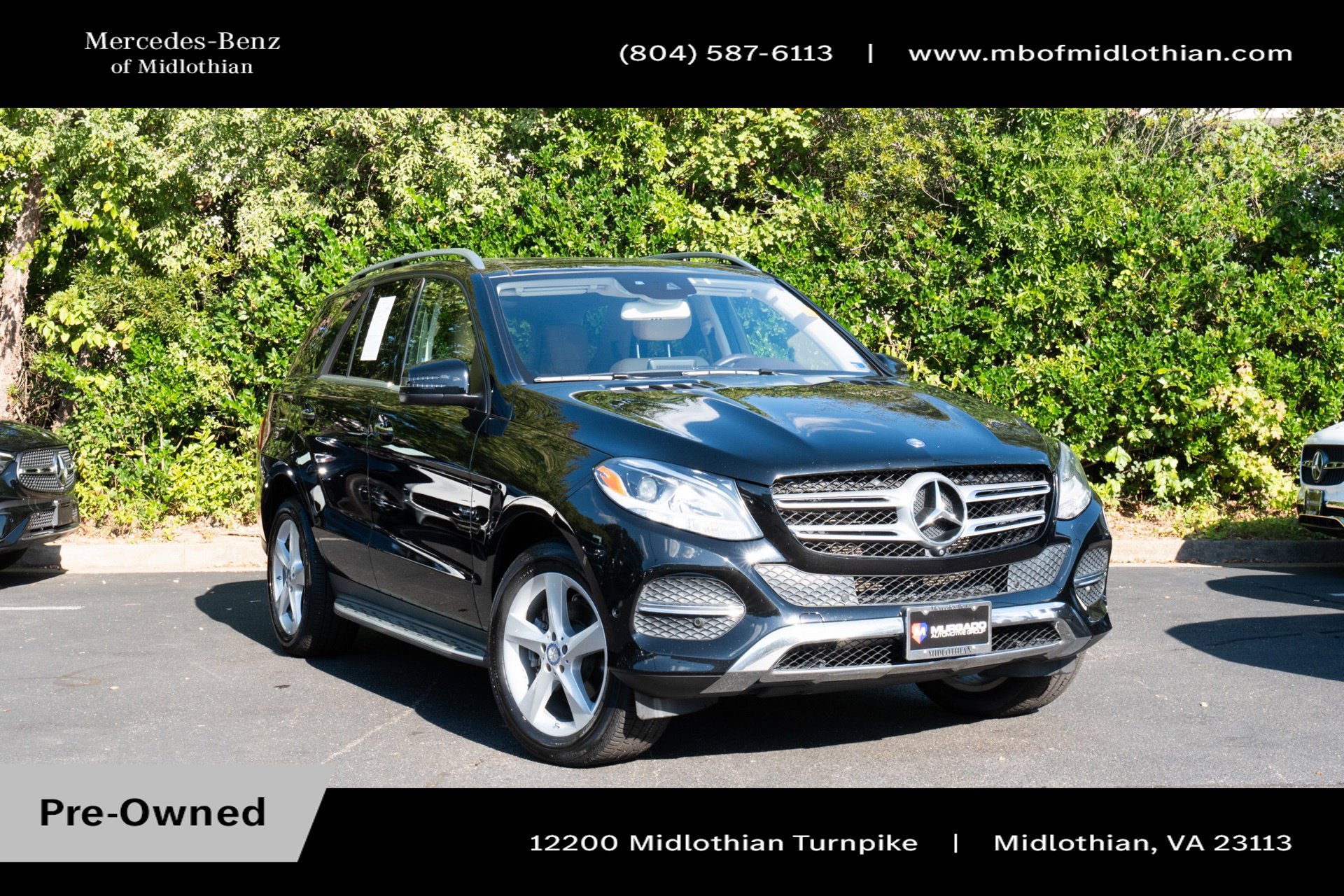 Used 2017 Black Mercedes-Benz GLE 350 image 1