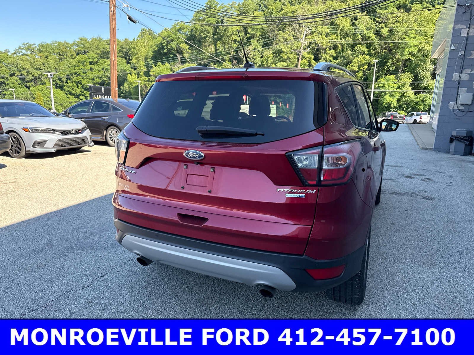 Used 2017 Ruby Red Metallic Tinted Clearcoat Ford Titanium image 6
