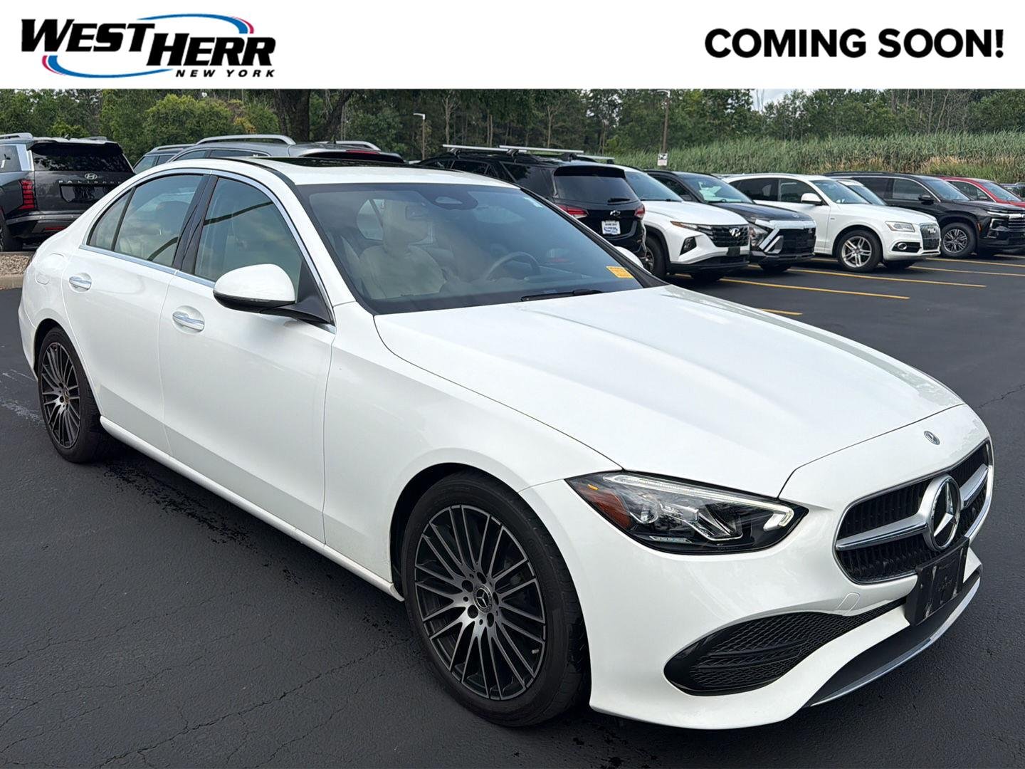 Used 2022 Polar White Mercedes-Benz C 300 image 1