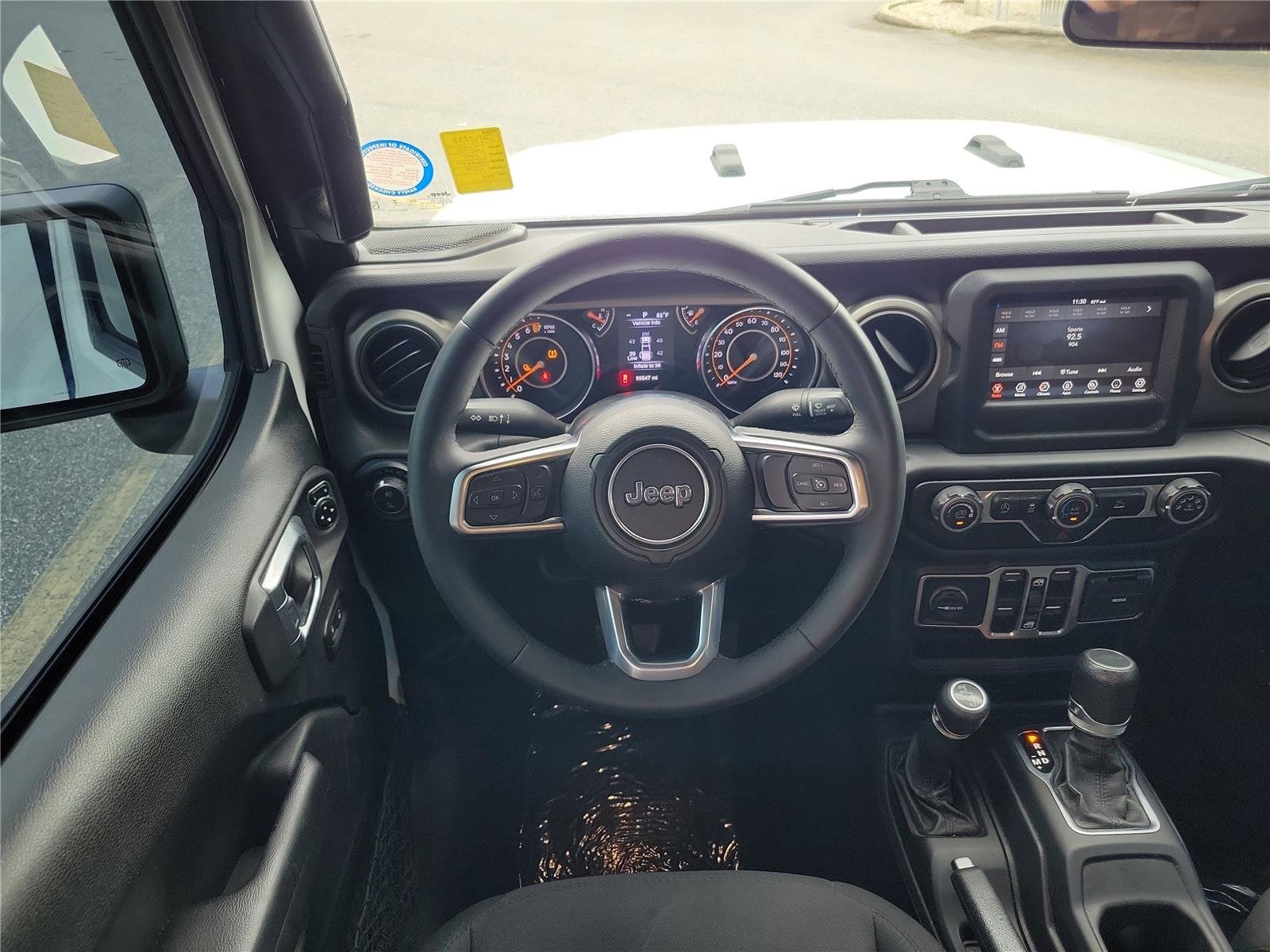 Used 2020 Bright White Clearcoat Jeep Sport S image 25