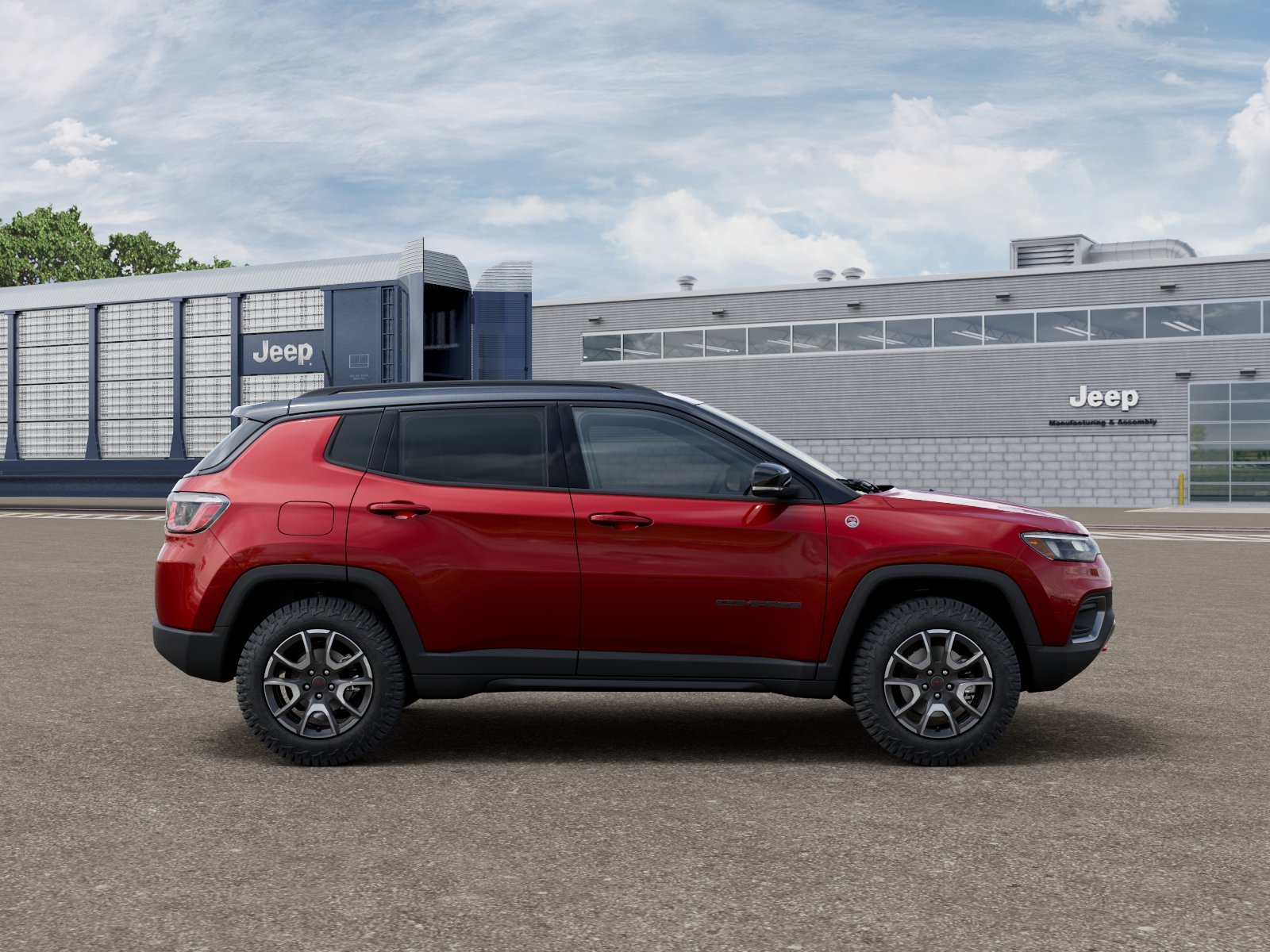 New 2026 Red Hot Pearl-Coat Exterior Paint Jeep Trailhawk image 12
