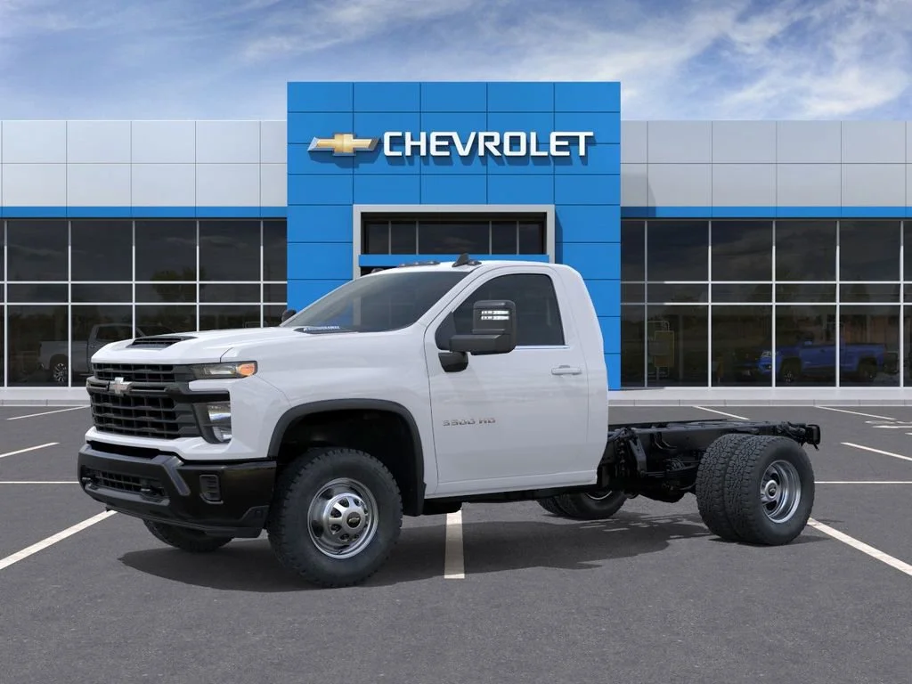 New 2025 Summit White Chevrolet Work Truck image 2