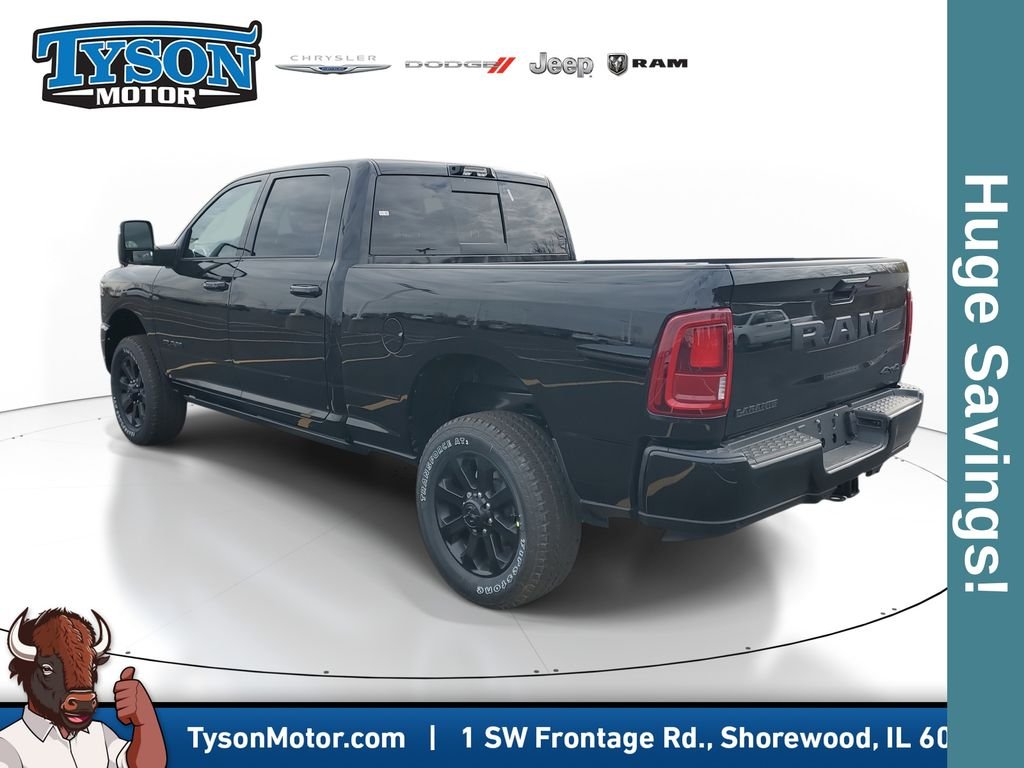 New 2026 Diamond Black Crystal Pearl-Coat Exterior Paint RAM Laramie image 4