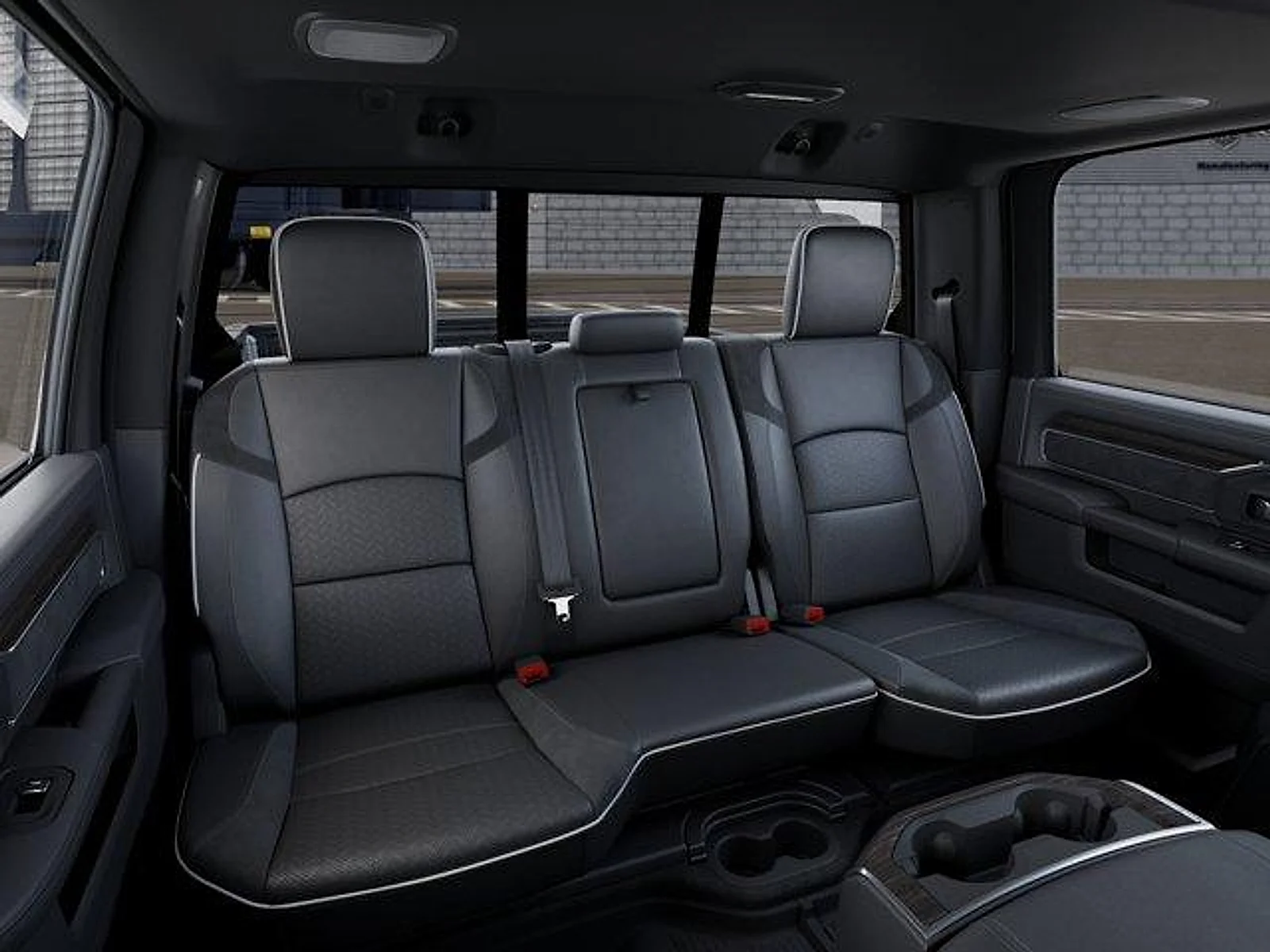 New 2027 Bright White Clear-Coat Exterior Paint RAM Laramie image 15