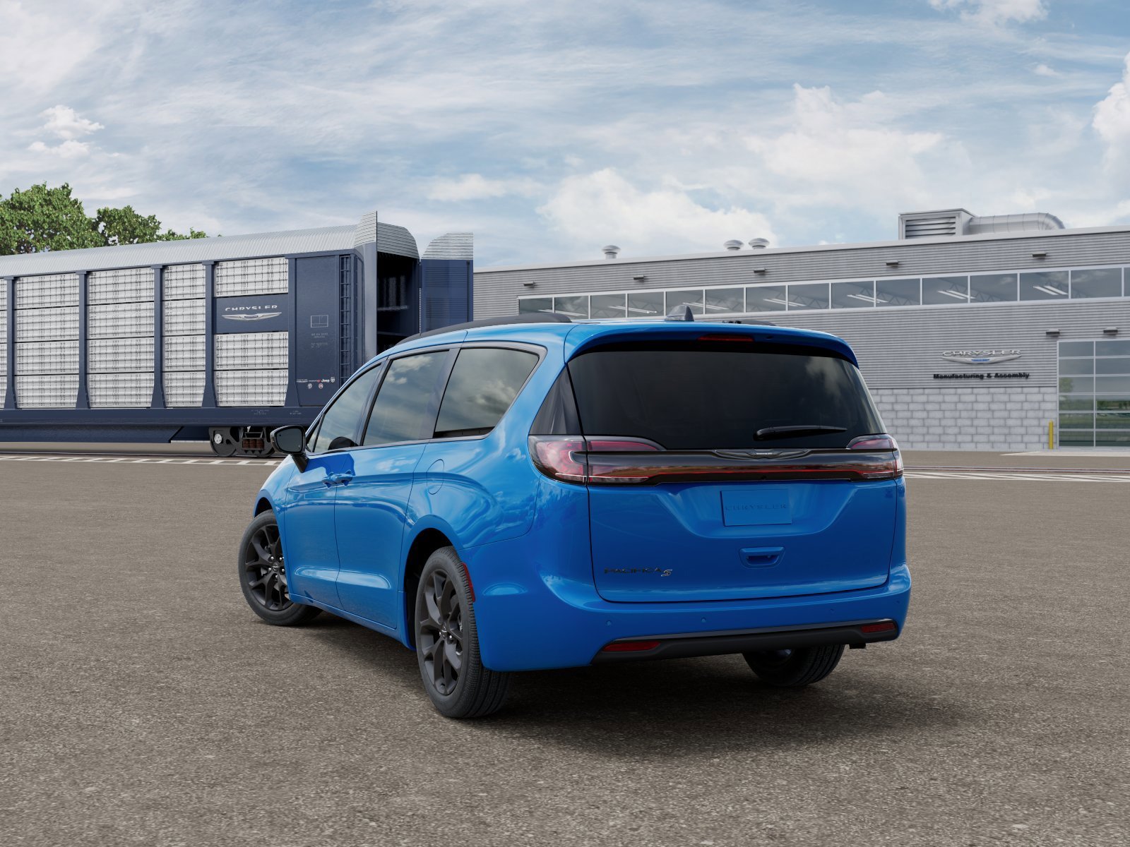 New 2026 Hydro Blue Pearl-Coat Exterior Paint Chrysler Select image 2