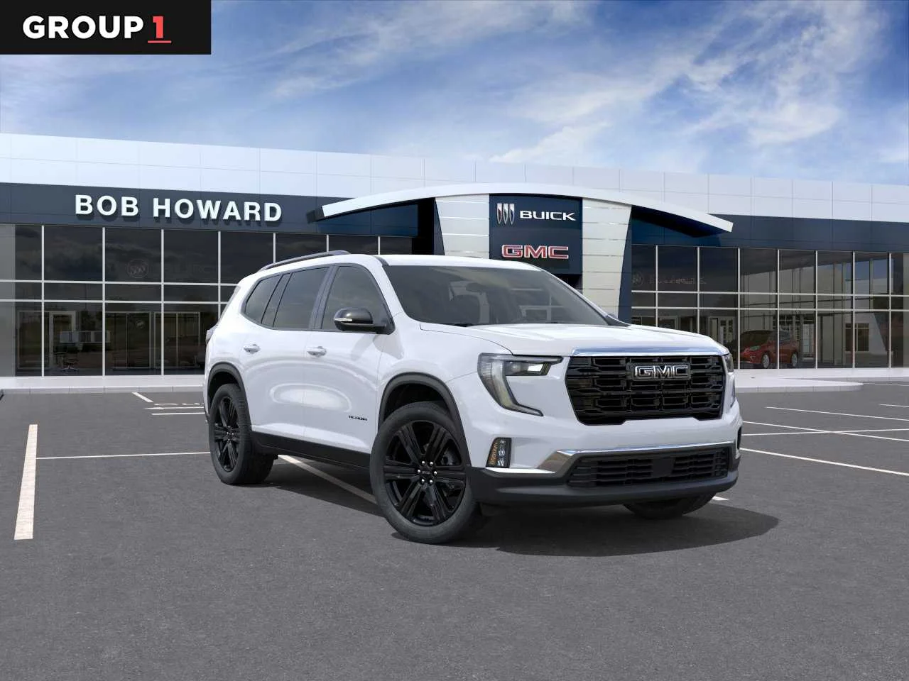 New 2026 Glacier White Tricoat GMC Elevation image 1