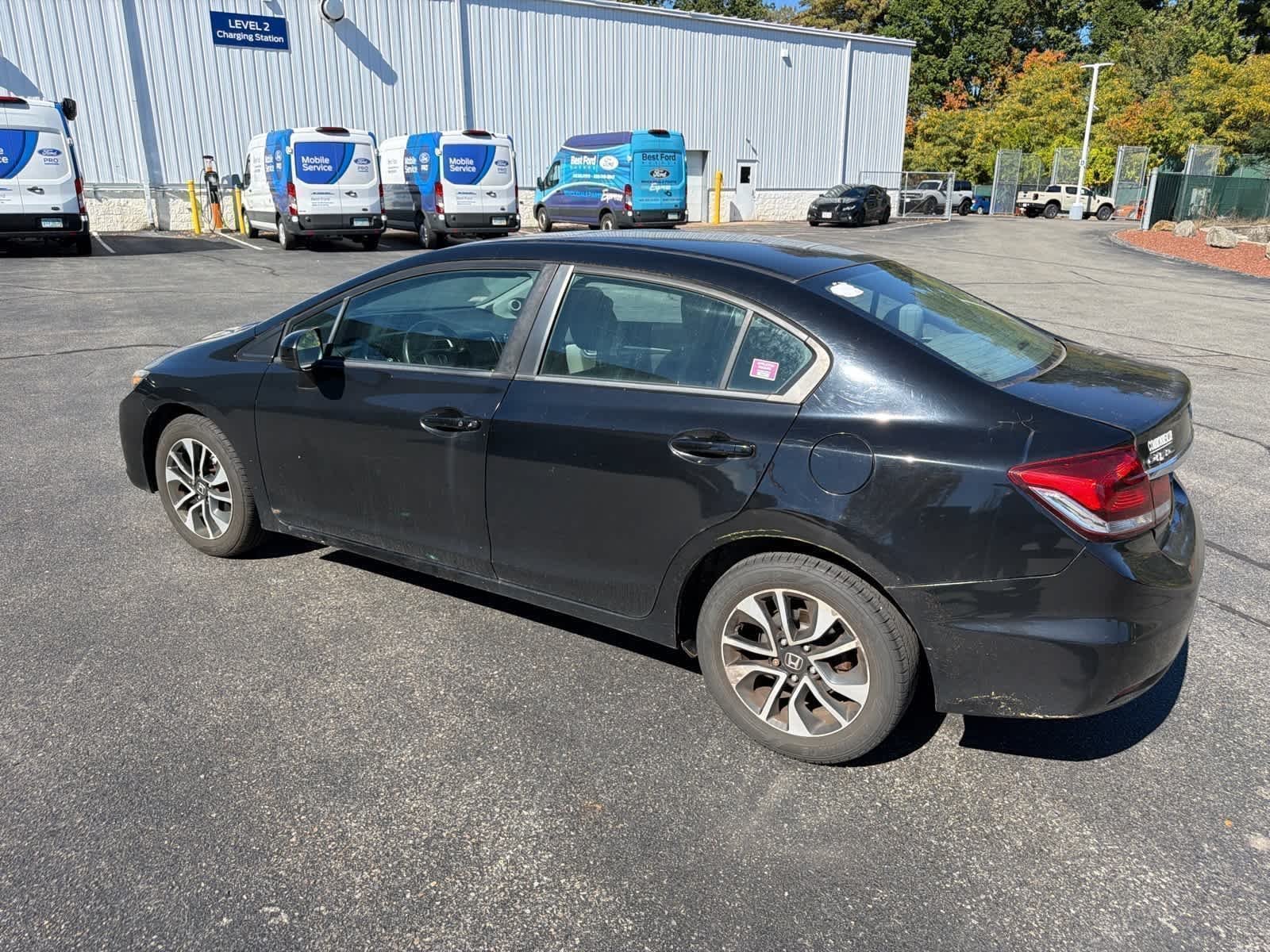 Used 2015 Crystal Black Pearl Honda EX image 10