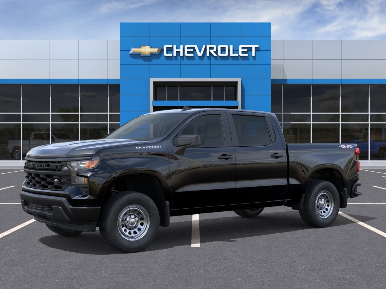 New 2026 Black Chevrolet WT image 2