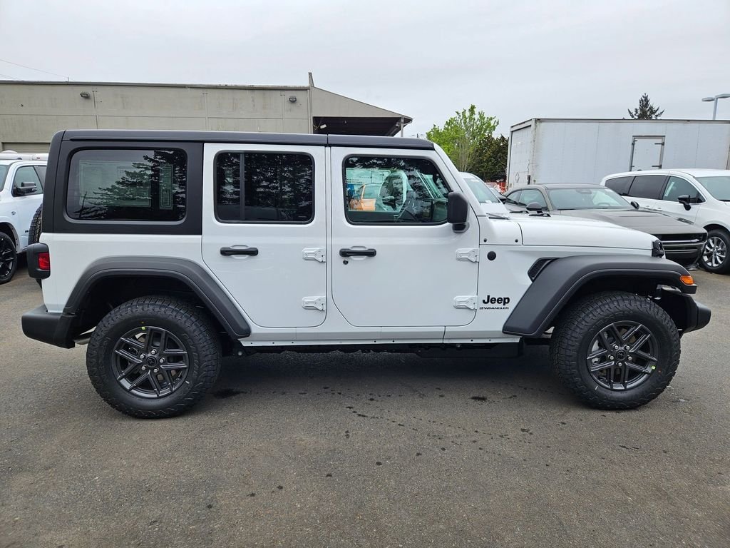 New 2026 Bright White Clear-Coat Exterior Paint Jeep Sport S image 8