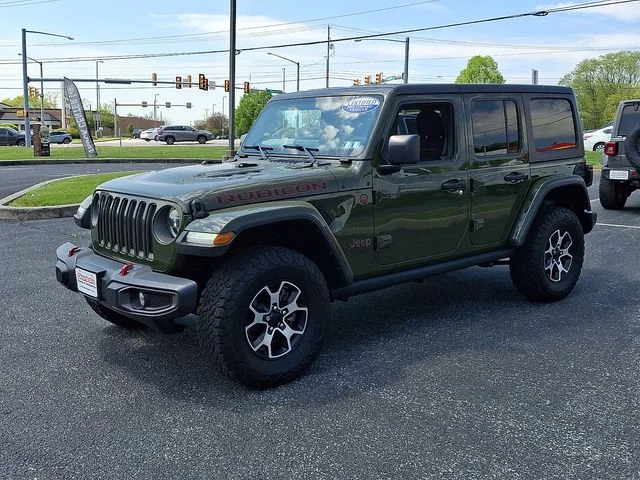 Used 2021 Green Jeep Unlimited Rubicon image 5