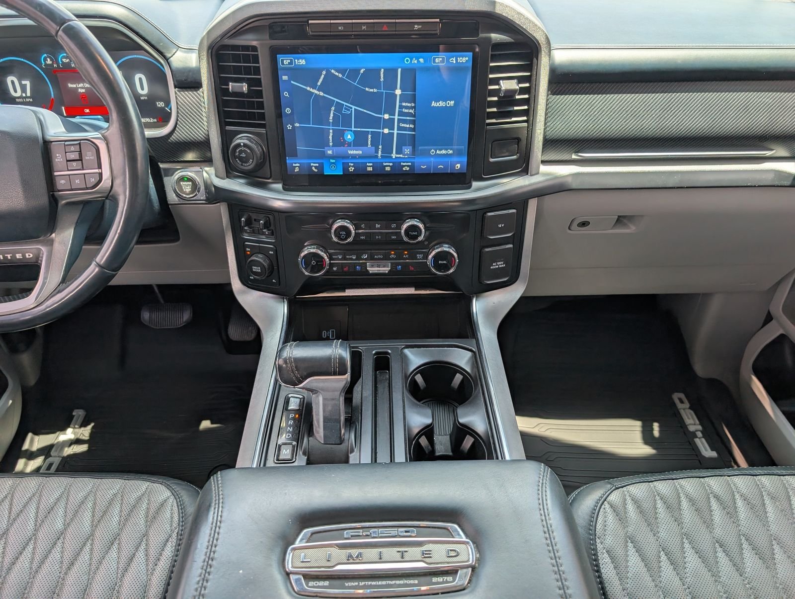 Used 2022 Black Metallic Ford Limited image 7