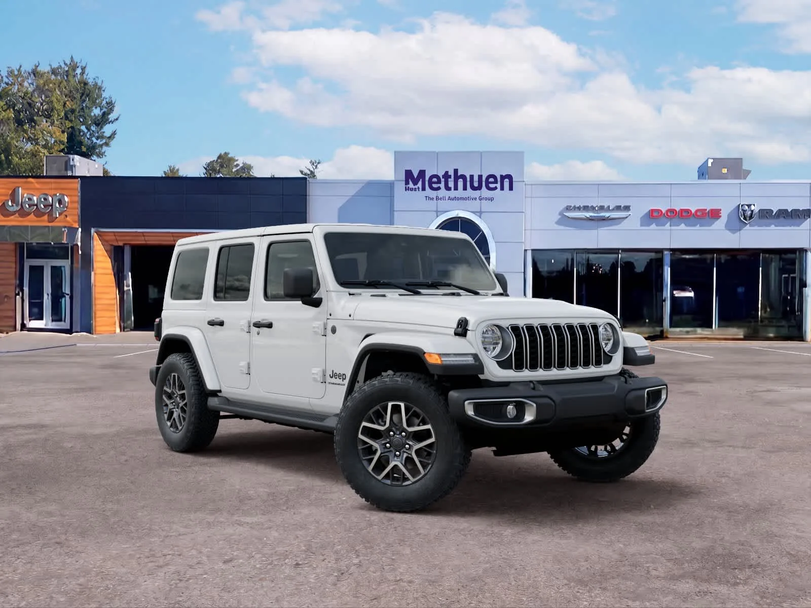 New 2027 Bright White Clearcoat Jeep Sahara image 5