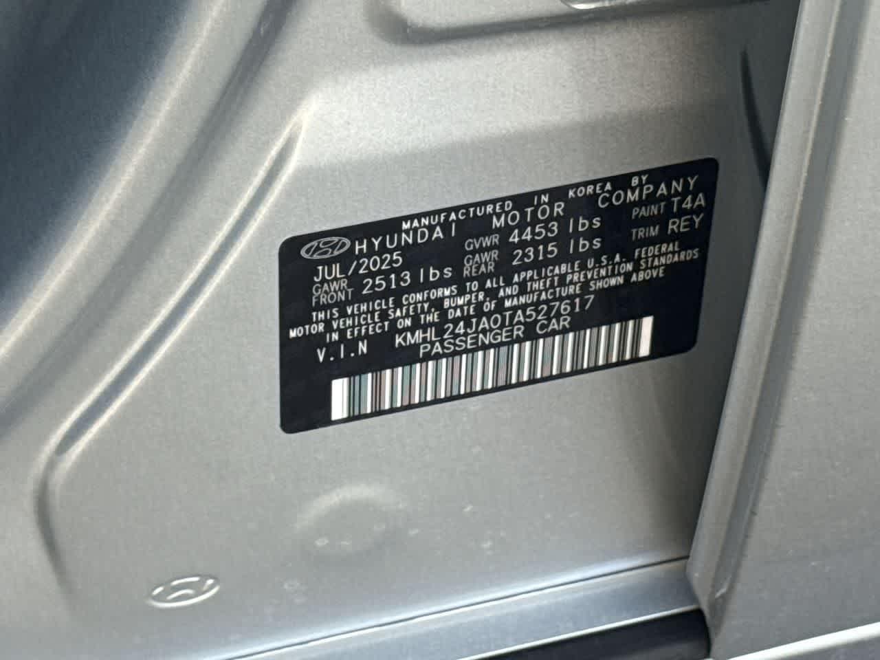 New 2026 Aero Silver Hyundai SE image 58