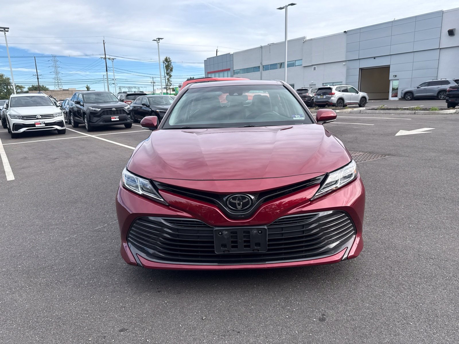 Used 2018 Red Toyota LE image 2