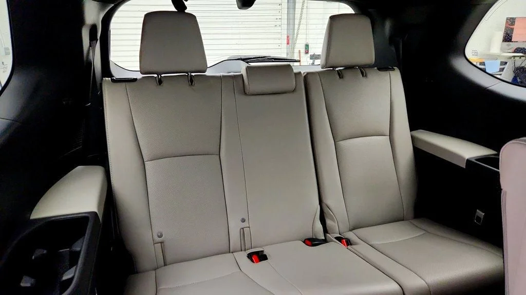 Used 2025 Ruby Flare Pearl Toyota Hybrid MAX Platinum AWD w/ Illuminated Cargo Sill image 22