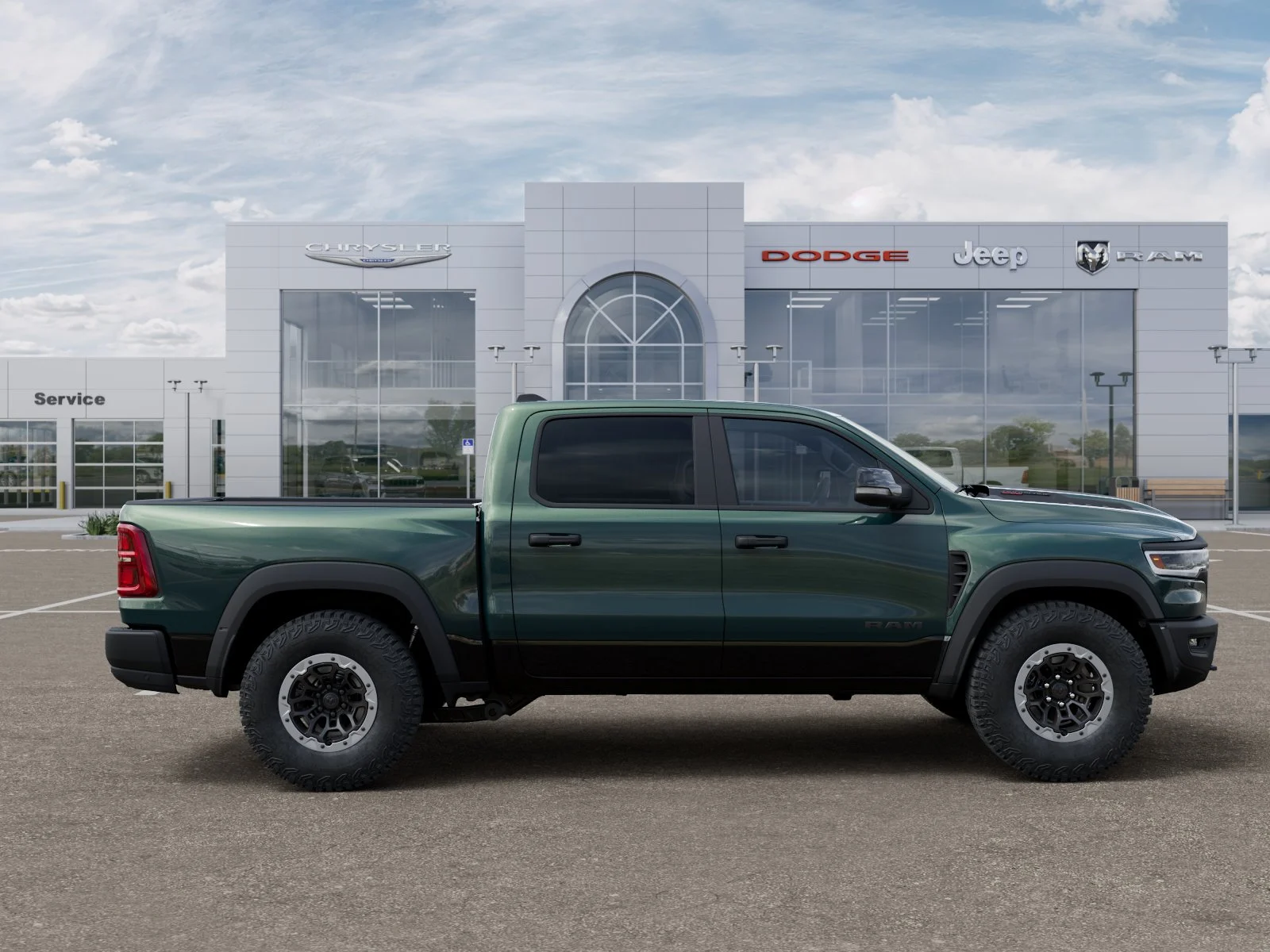 New 2026 Serrano-Green Metallic Exterior Paint RAM RHO image 49