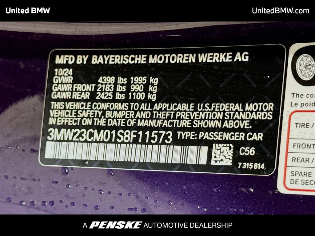 Certified Used 2025 Thundernight Metallic BMW 230i image 15