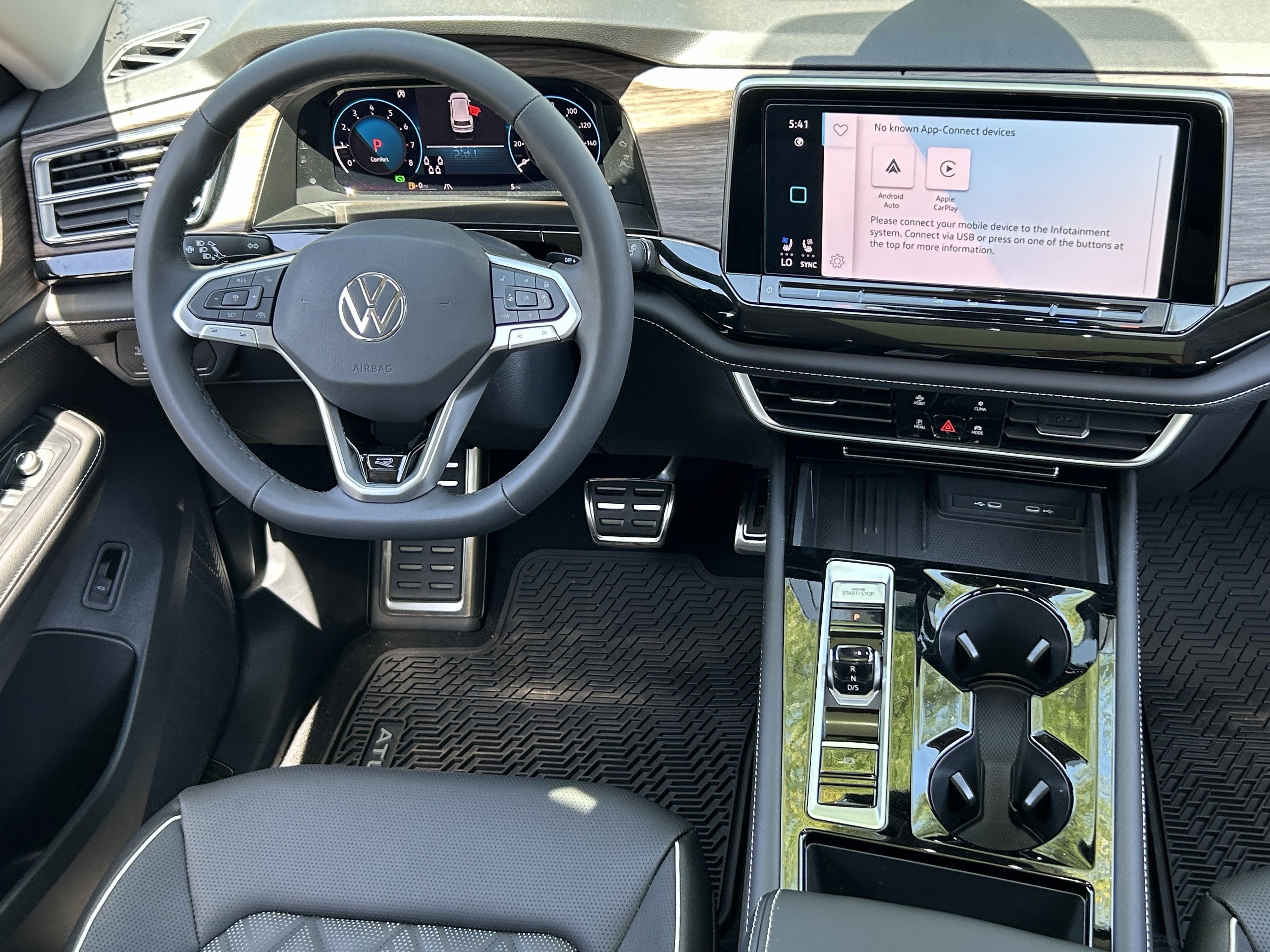 New 2026 Deep Black Pearl Volkswagen 2.0T SEL Premium R-Line image 11