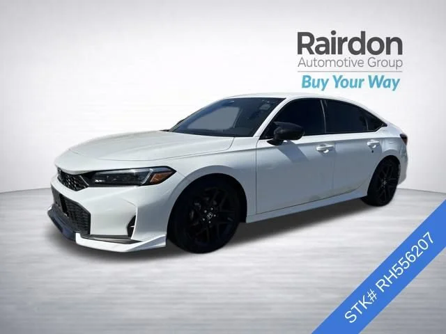 Used 2024 Platinum White Pearl Honda Sport image 3