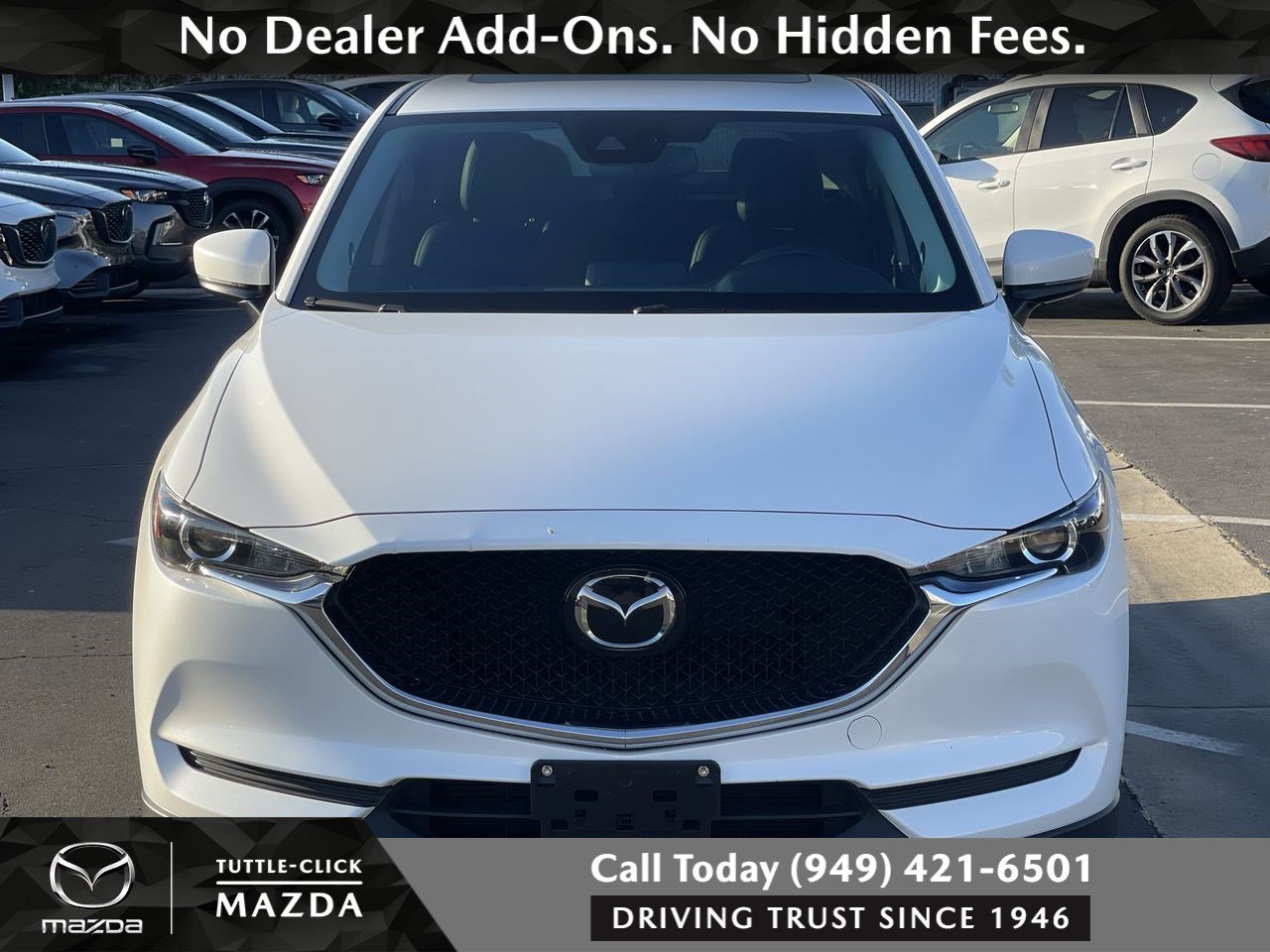 Used 2020 Snowflake White Pearl Mica Mazda Touring image 2