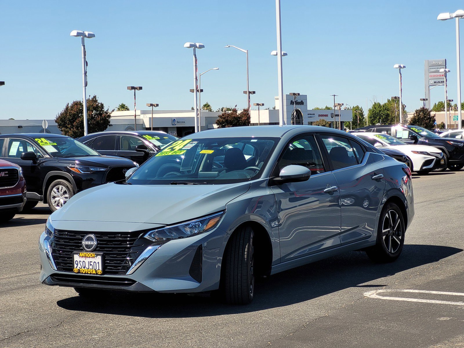 Used 2024 Atlantic Gray Metallic Nissan SV image 8