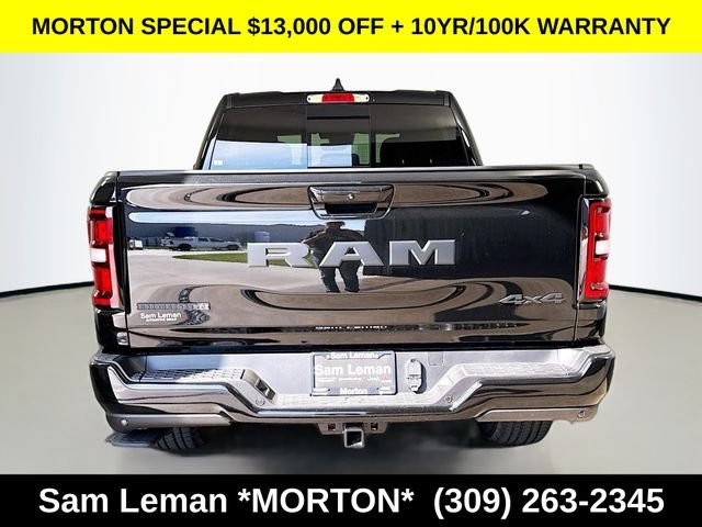 New 2026 Diamond Black Crystal Pearl-Coat Exterior Paint Ram Big Horn/Lone Star image 6