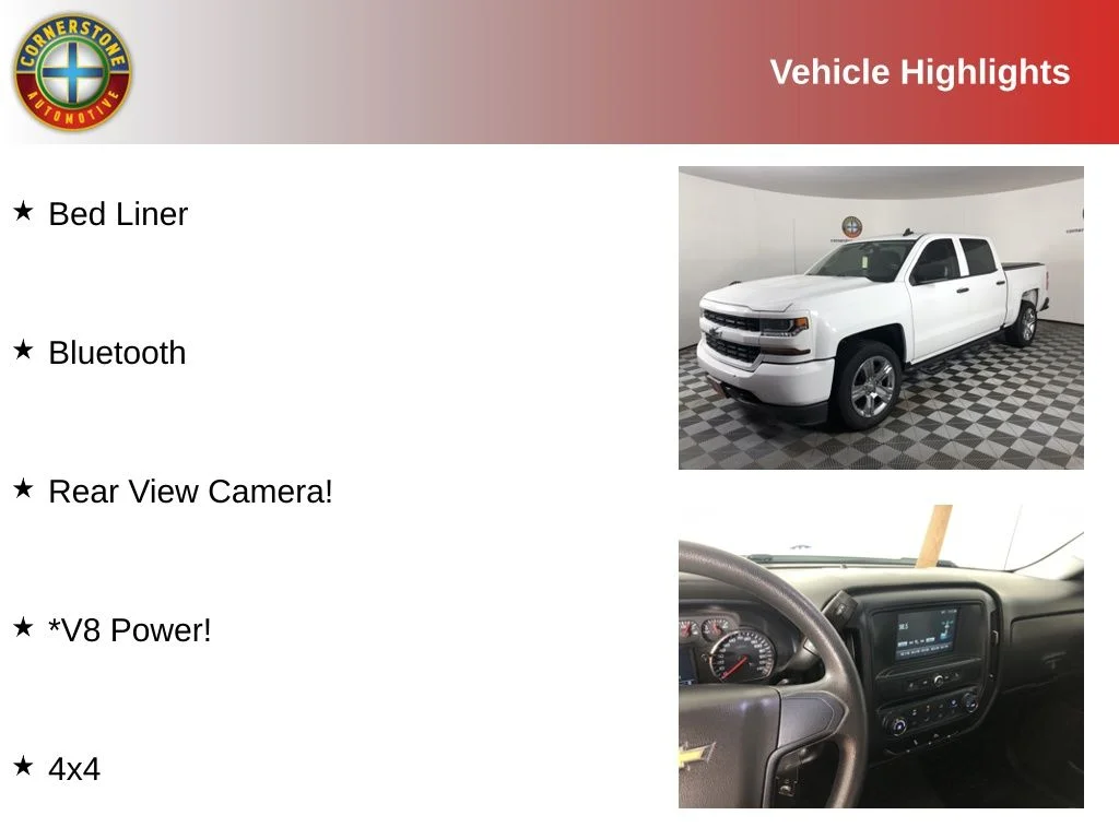Used 2018 Chevrolet Silverado 1500 Custom with VIN 3GCUKPEC7JG302468 for sale in Elk River, Minnesota