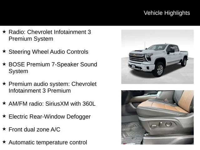 Used 2024 Summit White Chevrolet High Country image 15