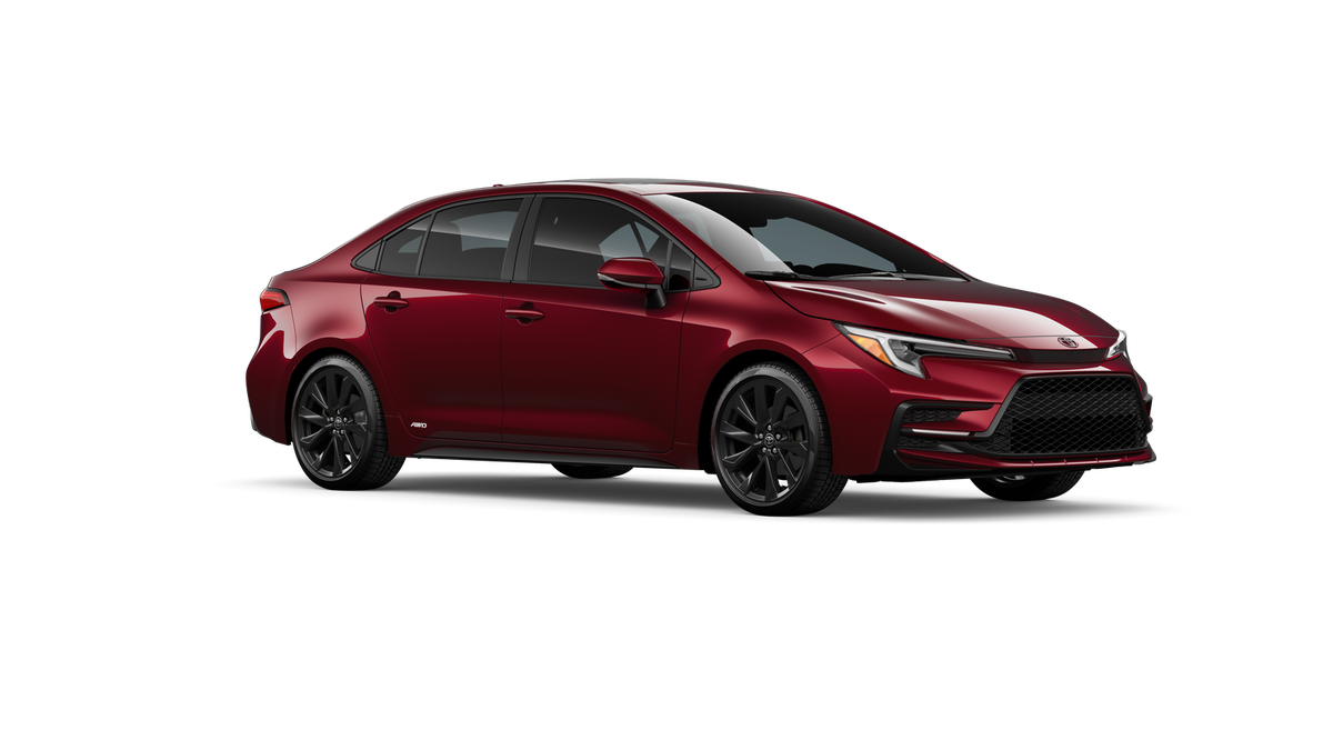 New 2026 Ruby Flare Pearl Toyota Hybrid SE image 14