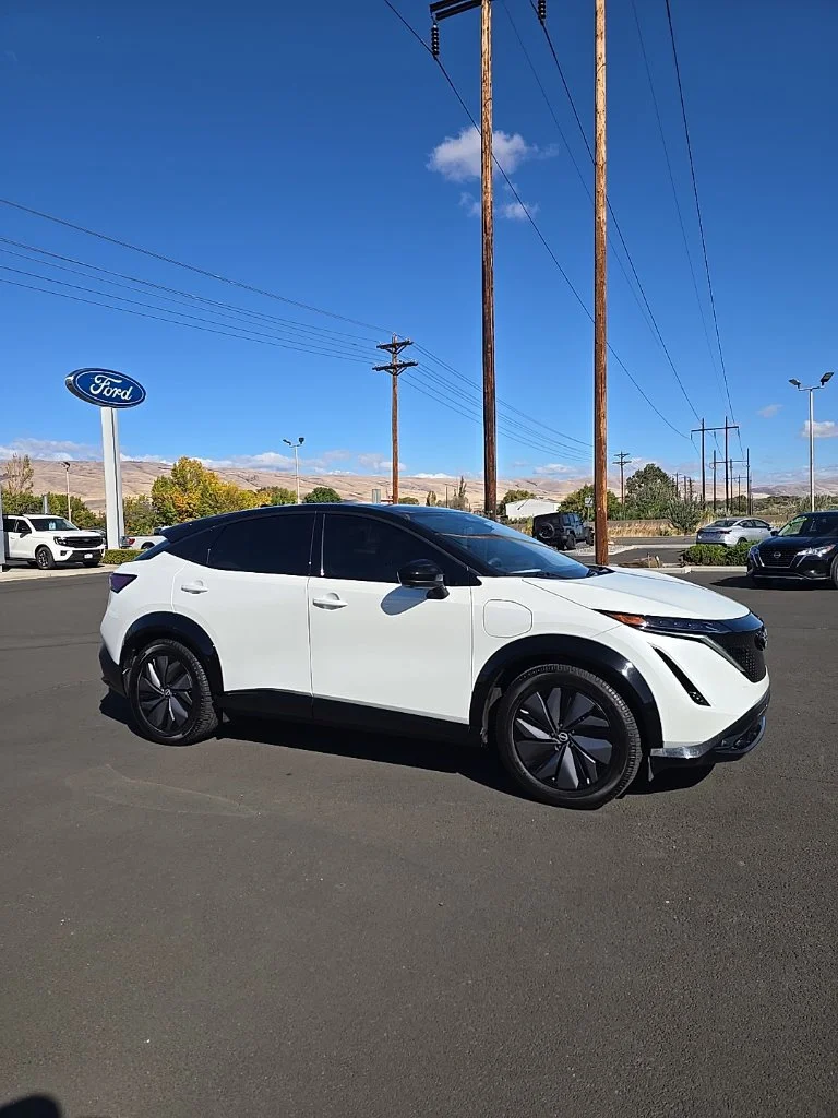 Used 2023 Nissan Ariya Evolve+ with VIN JN1DF0BB5PM703291 for sale in The Dalles, OR