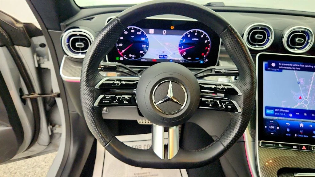Used 2026 MANUFAKTUR Alpine Grey Metallic Mercedes-Benz CLE 300 4MATIC Coupe w/ AMG® Line & Night Pkgs & 20