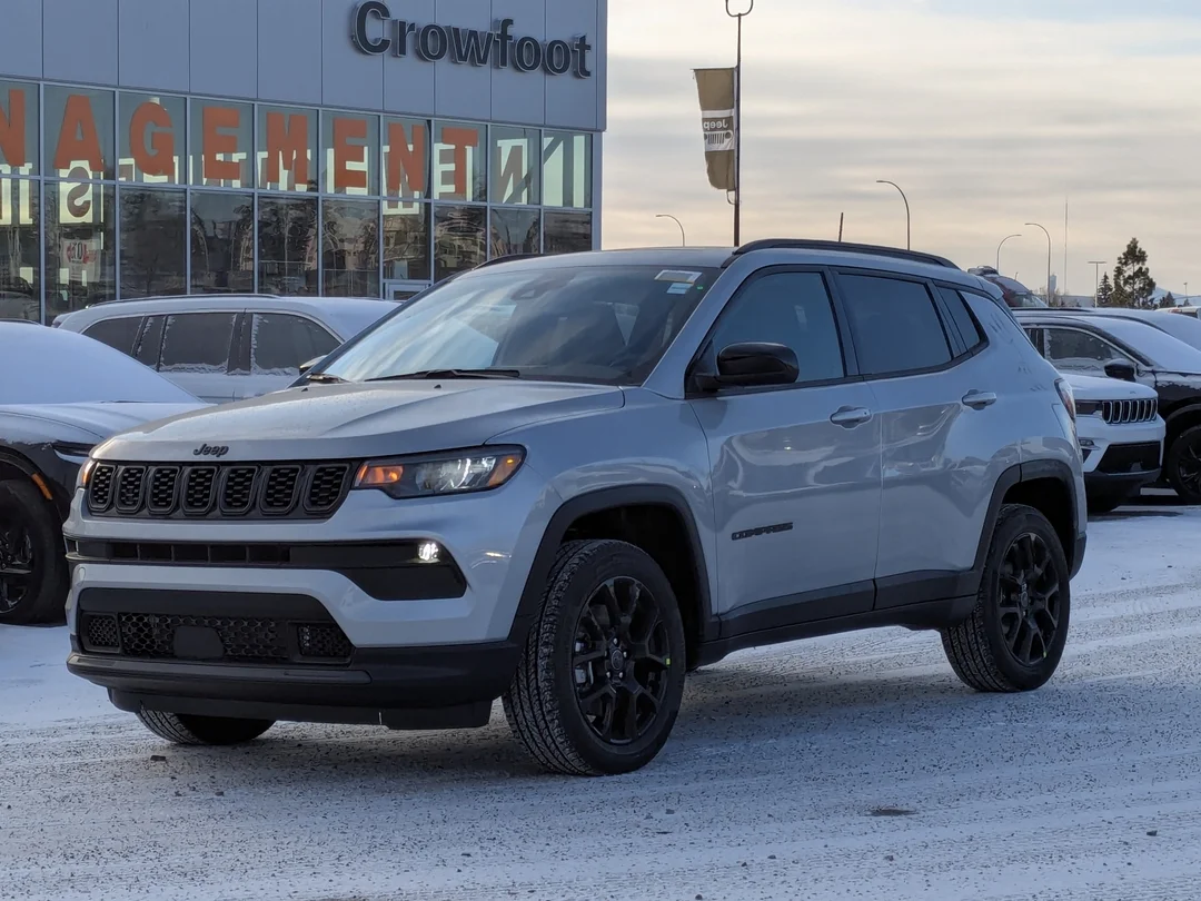 New 2026 Silver Jeep North - - 4x4 - Altitude Special Edition 18 Black Wheels & More! image 4