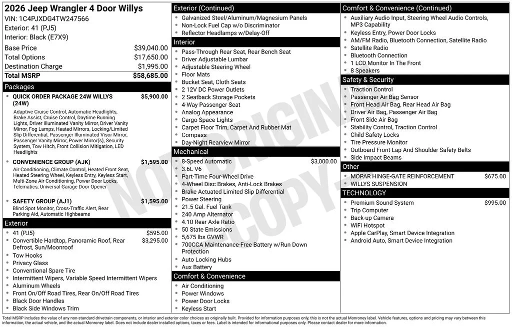 New 2026 41 Exterior Paint Jeep Willys image 6