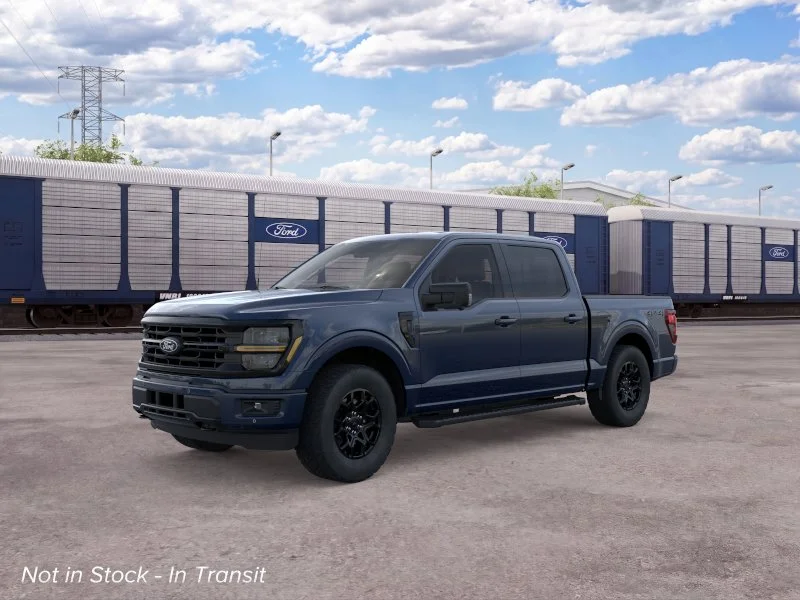 New 2026 Antimatter Blue Metallic Ford XLT image 1