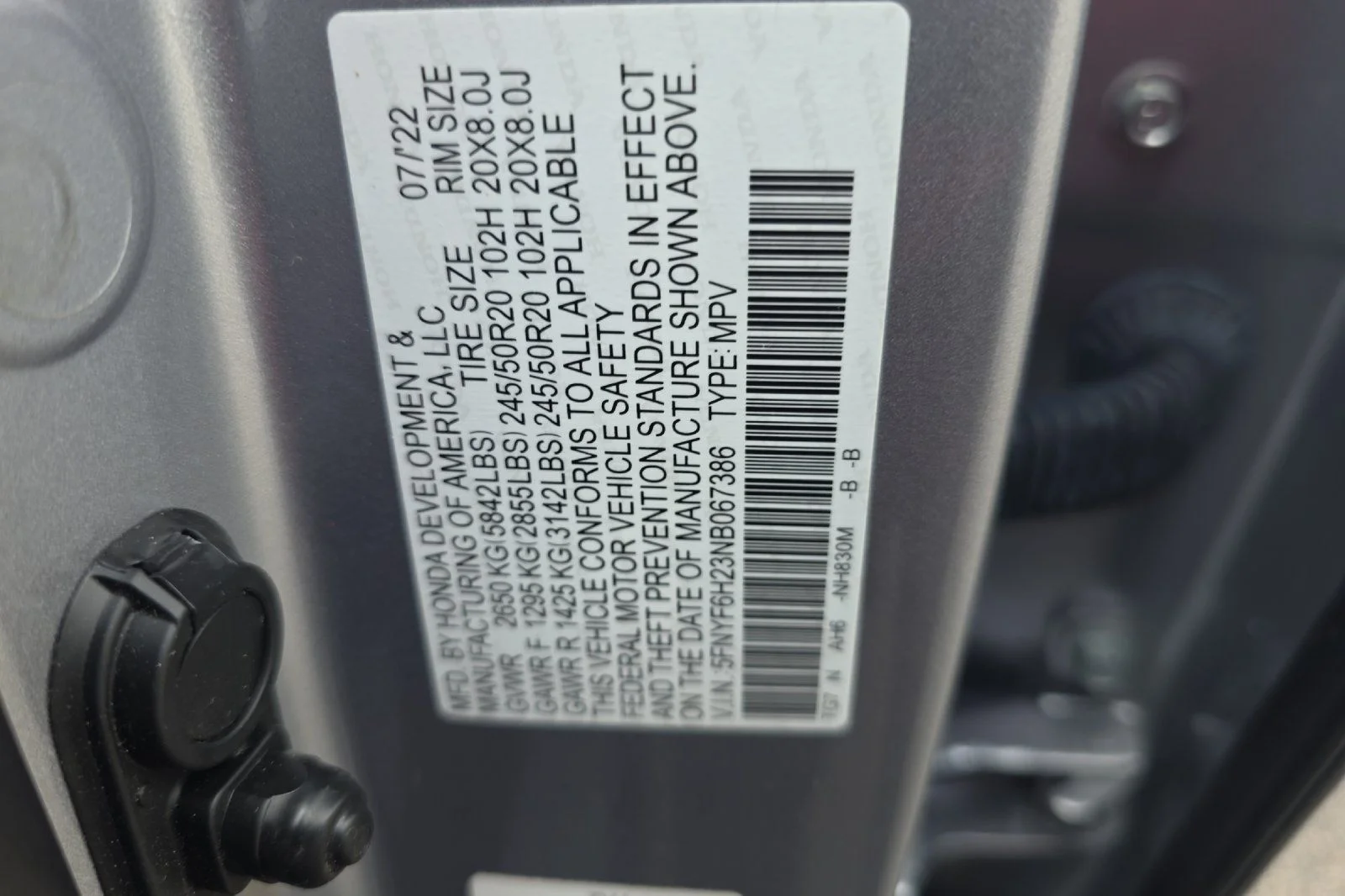 Used 2022 Lunar Silver Metallic Honda Special Edition image 26