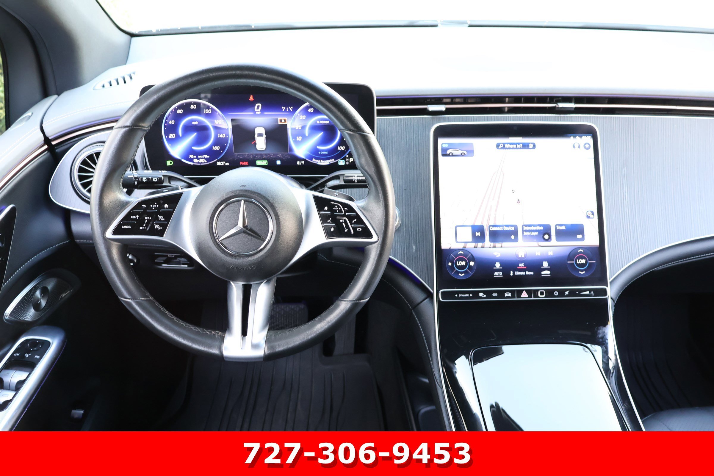 Certified Used 2023 MANUFAKTUR Diamond White Metallic Mercedes-Benz EQE 350 image 20