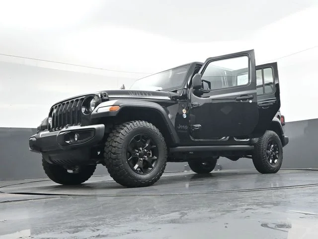 Used 2022 Black Clearcoat Jeep Unlimited Willys image 44