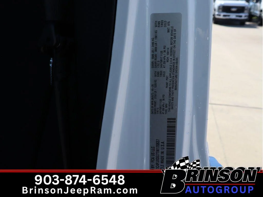 New 2026 Bright White Clearcoat Jeep Sport S image 17