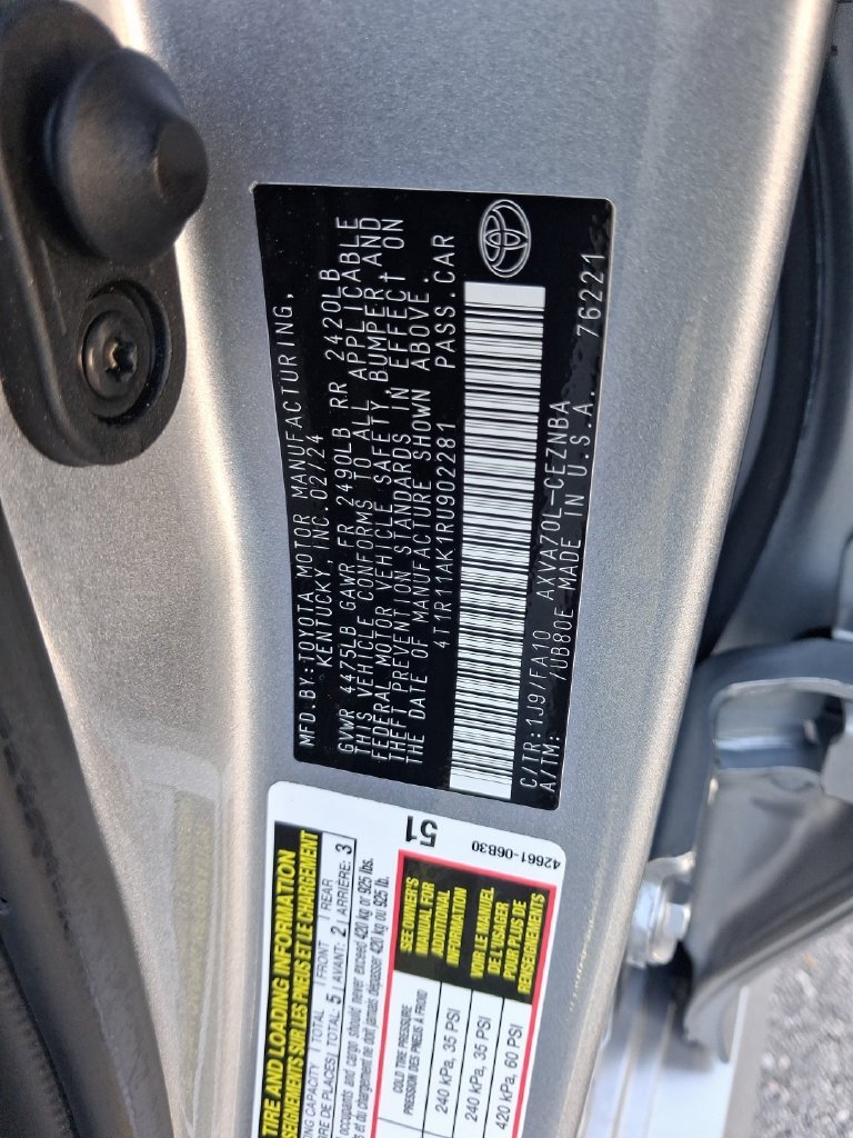 Used 2024 Silver Toyota LE image 27