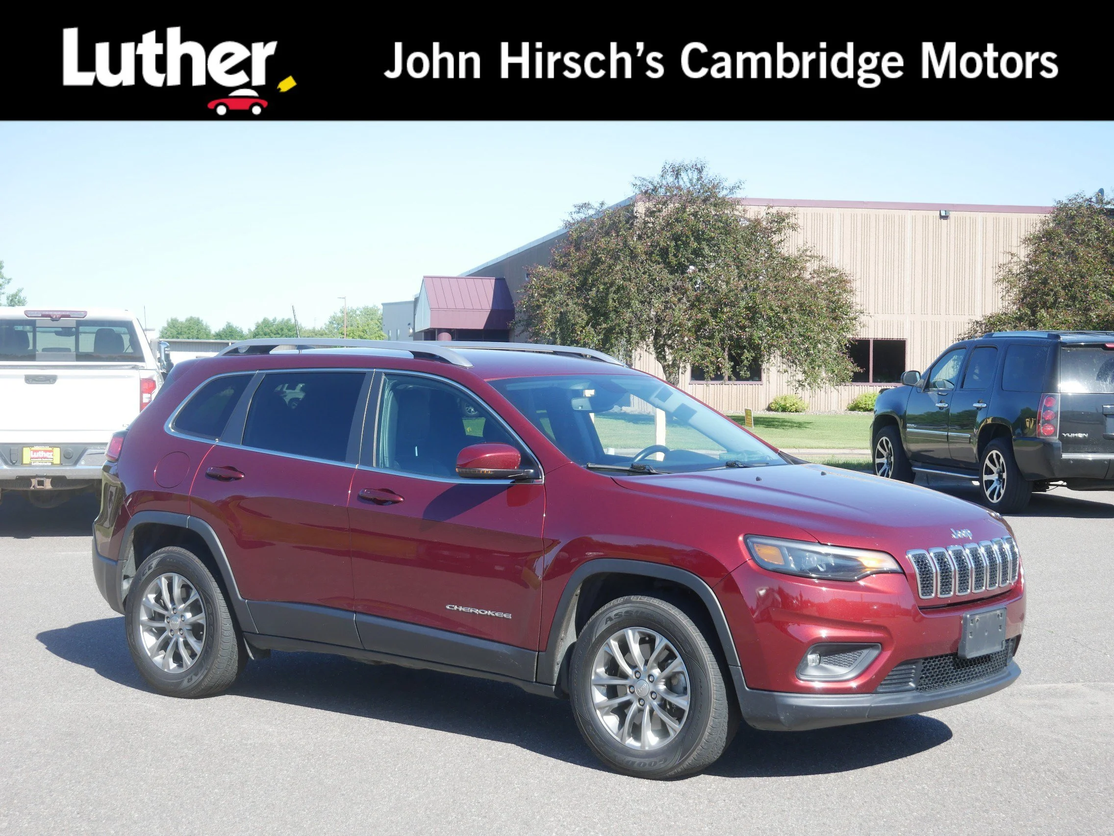 Used 2020 Velvet Red Pearlcoat Jeep Latitude Plus image 1