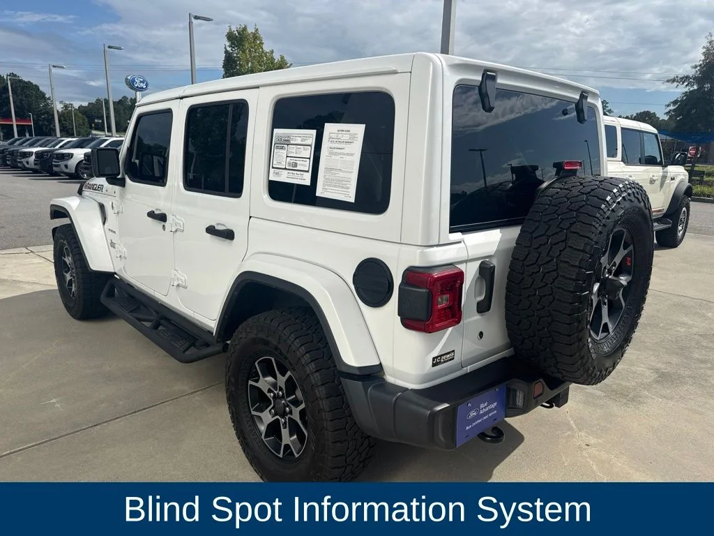 Certified Used 2018 Bright White Clearcoat Jeep Unlimited Sahara image 5