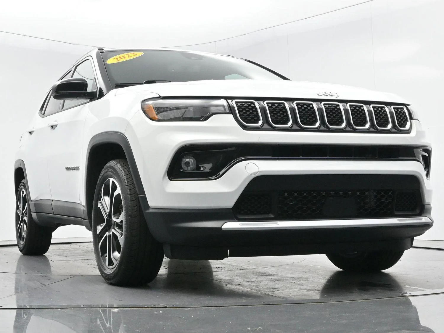 Used 2023 Bright White Clearcoat Jeep Limited image 44