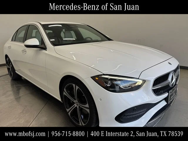 Certified Used 2023 Polar White Mercedes-Benz C 300 image 1