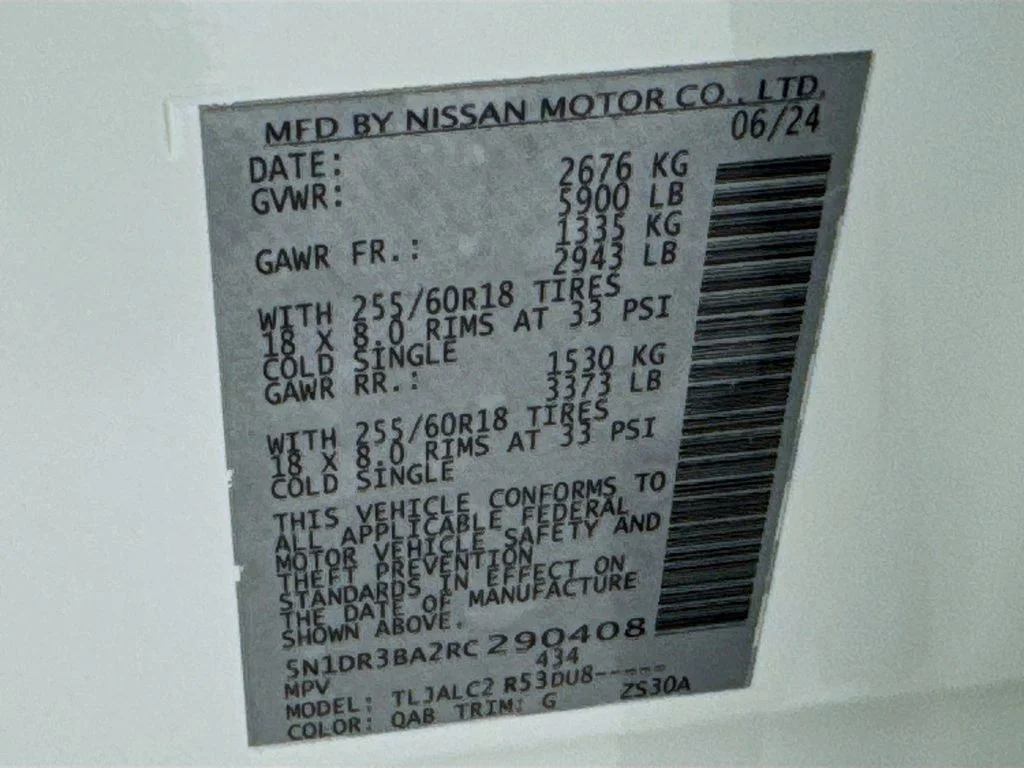 Certified Used 2024 White Nissan SV image 43