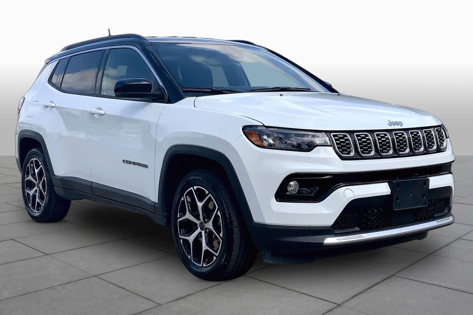 Used 2025 Bright White Clearcoat Jeep Limited image 3