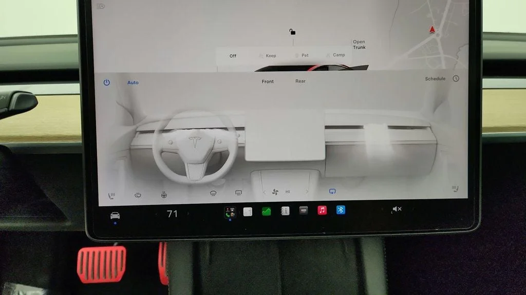 Used 2023 Red Multi-Coat Tesla RWD w/ 19